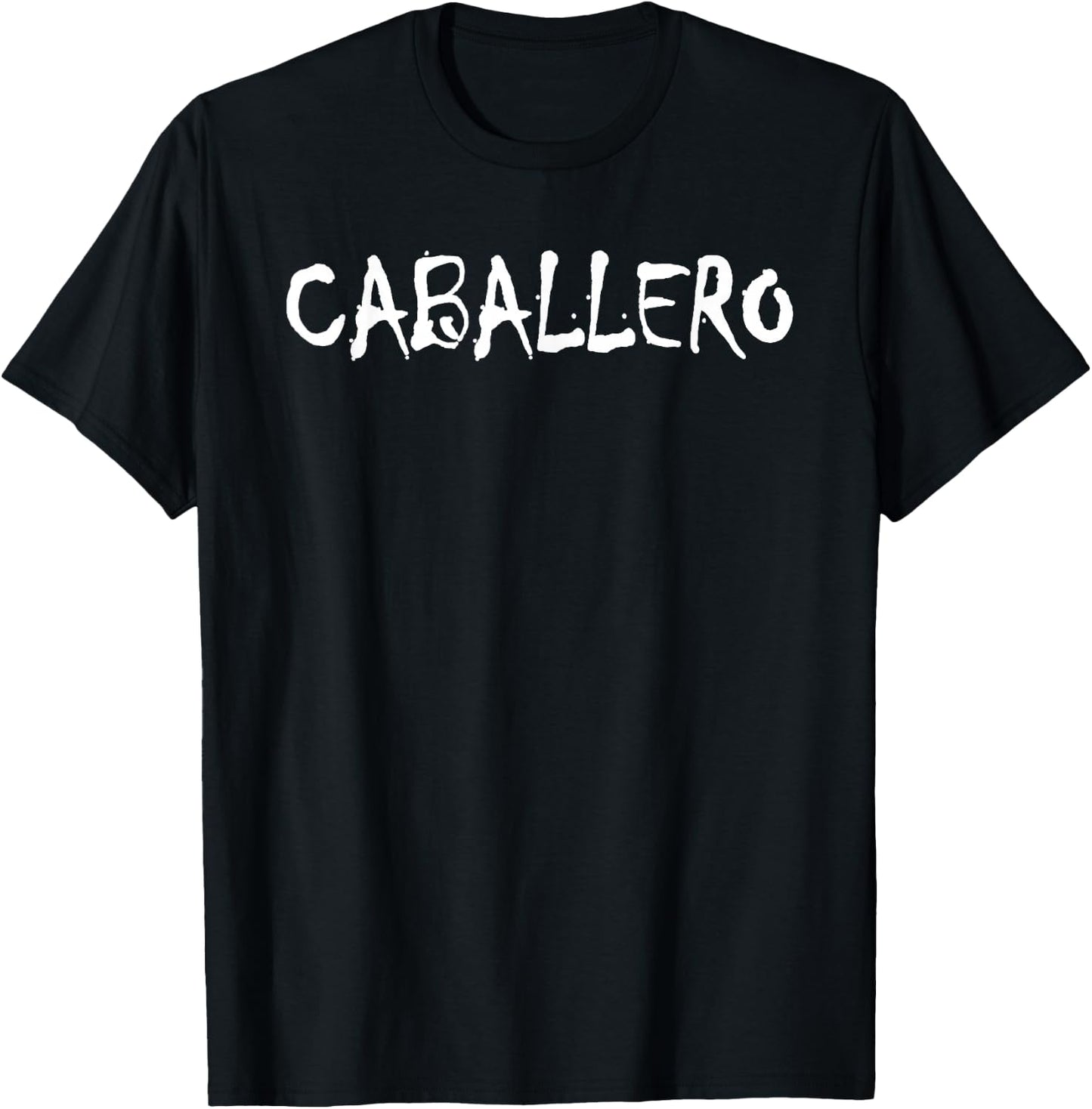 Caballero Last Name American Hispanic Mexican Spanish Family T-Shirt - T-Shirt | Black