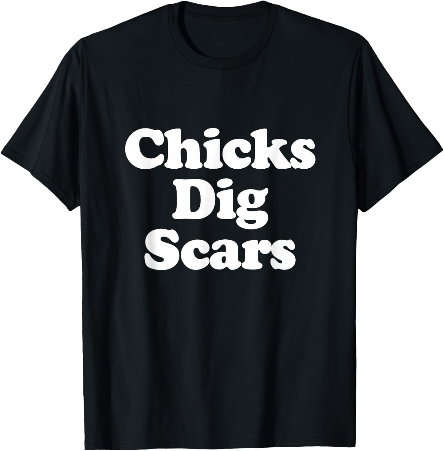 Chicks Dig Scars Congenital Heart Defect Heart Warrior T-Shirt - T-Shirt | Black
