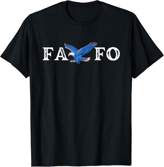 FAFO Eagle T-Shirt - T-Shirt | Black