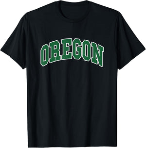 OREGON - Throwback Design - Classic T-Shirt - T-Shirt | Black