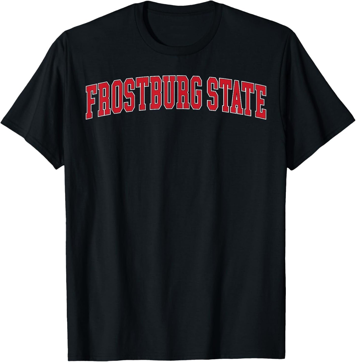 Retro Personalized Frostburg Name State Arch Men Women T-Shirt - T-Shirt | Black