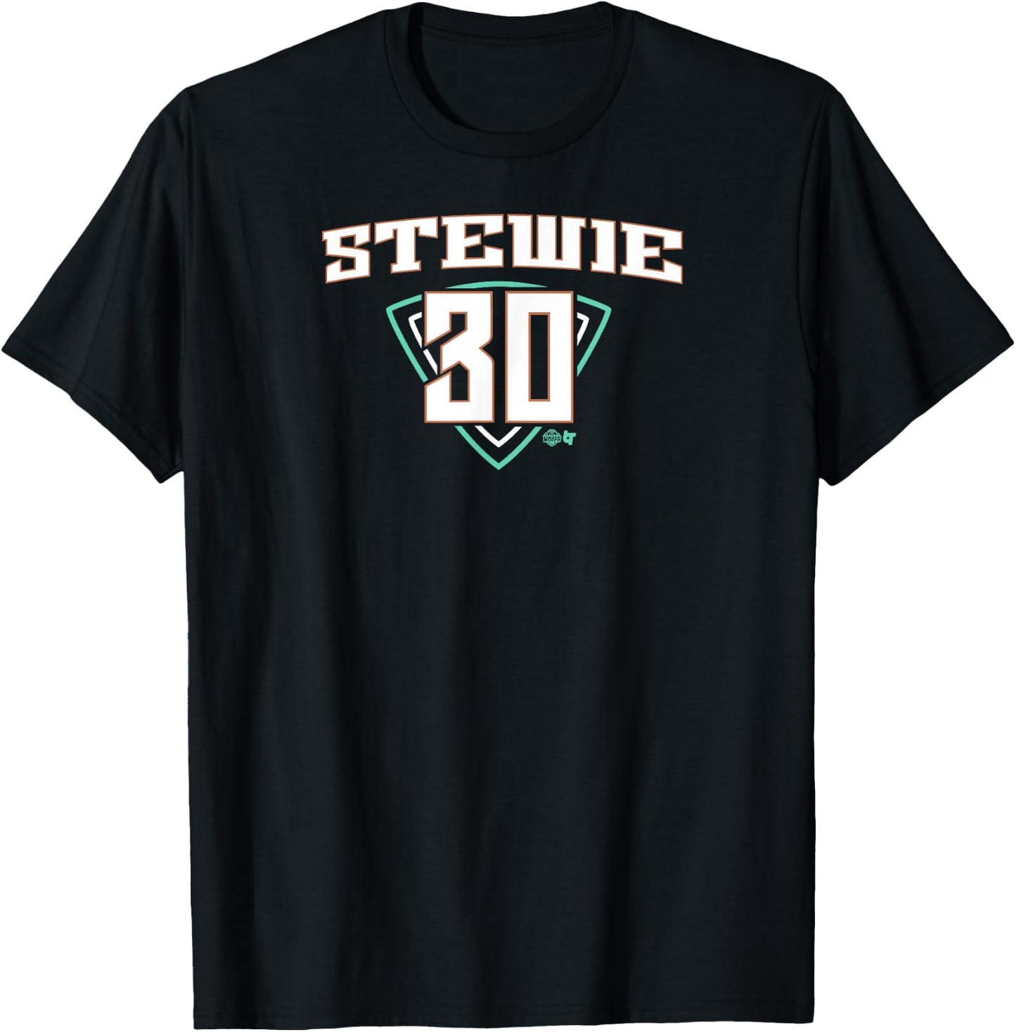 Breanna Stewart: NY 30 - New York Basketball T-Shirt - T-Shirt | Black