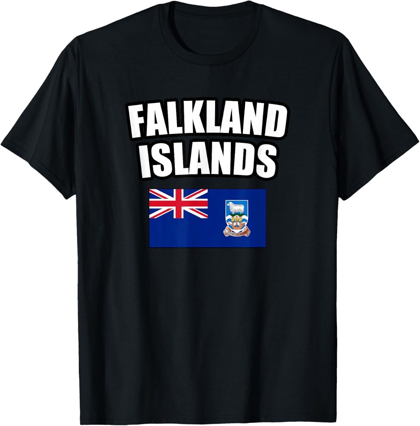 Falkland Islands T-Shirt - T-Shirt | Black