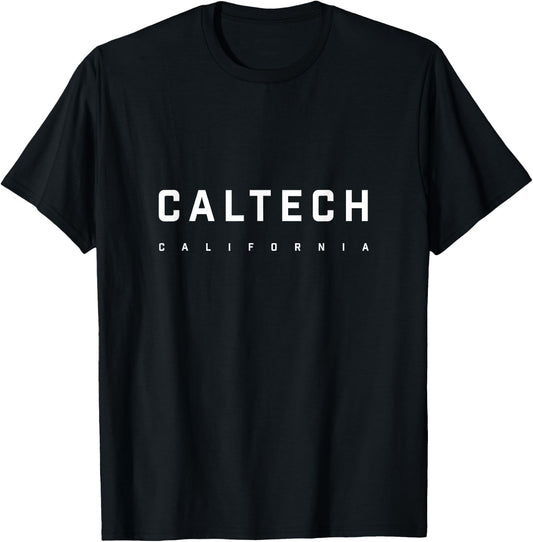 Caltech California - Iconic Tech Spirit Design T-Shirt - T-Shirt | Black