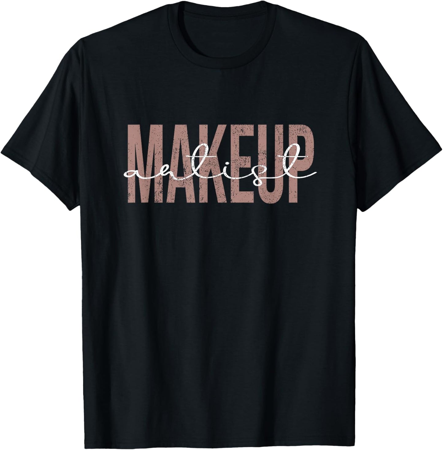 Vintage Makeup Artist MUA Retro Makeup Artist T-Shirt - T-Shirt | Black