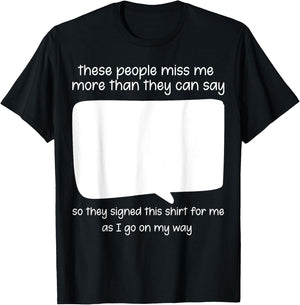Farewell Coworker Friend Going Away Funny Coworker Leaving T-Shirt - T-Shirt | Black