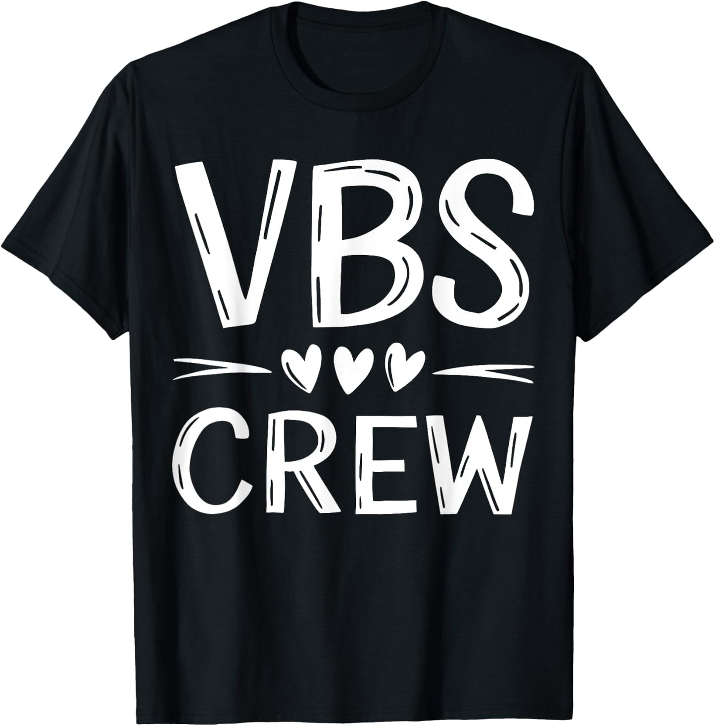 VBS Crew Faith-Based Gathering Sunday School Teacher Women Kids T-Shirt - T-Shirt | Black