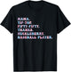 Mama Tip-Top Fifty Fifty Thanks Huckleberry Baseball Player T-Shirt - T-Shirt | Black