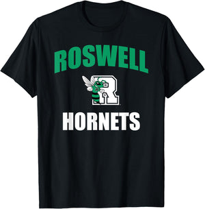 Roswell High School Hornets T-Shirt - T-Shirt | Black
