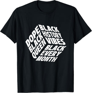 Dope Black Queen - MLK Day Black History African Roots T-Shirt - T-Shirt | Black