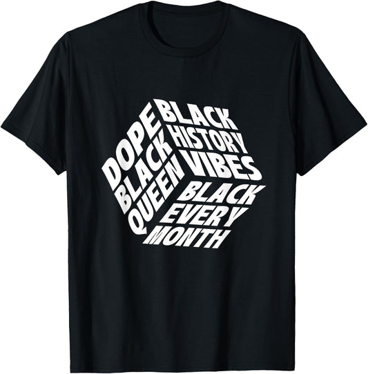 Dope Black Queen - MLK Day Black History African Roots T-Shirt - T-Shirt | Black