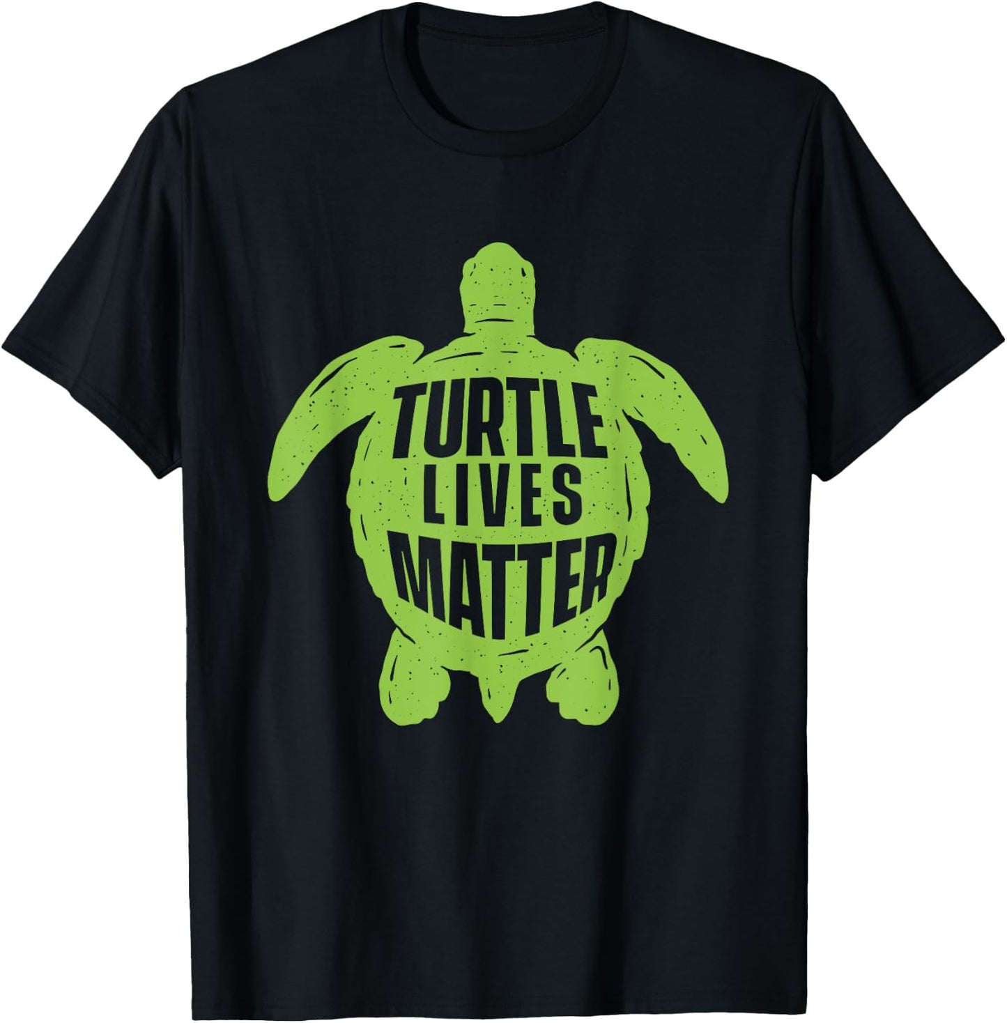 Turtle Lives Matter - Wildlife Cute Tortoise Beach T-Shirt - T-Shirt | Black