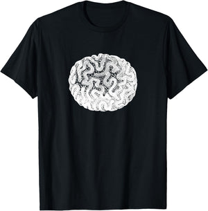 Brain Coral Ocean Marine Benthic Coral Reef T-Shirt - T-Shirt | Black