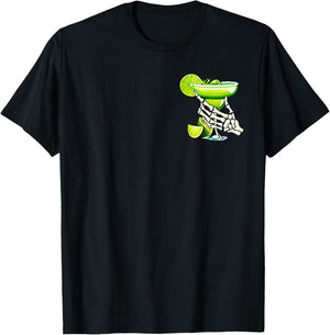 Chip Dippin Margartta Sippin Cinco De Mayo 2 sided T-Shirt - T-Shirt | Black