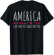 America God Shed His Grace On Thee T-Shirt - T-Shirt | Black