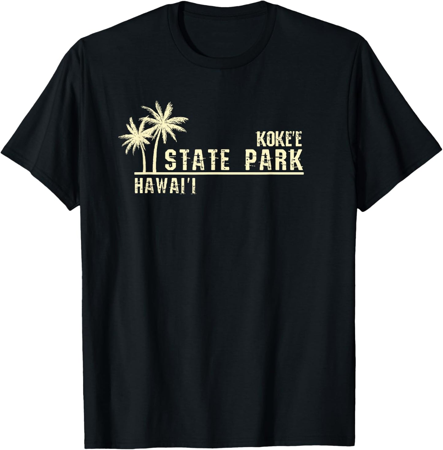 Hawaii Koke'e State Park T-Shirt - T-Shirt | Black