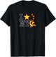 I Heart NYC - Love Socialist Hammer & Sickle Star Design T-Shirt - T-Shirt | Black