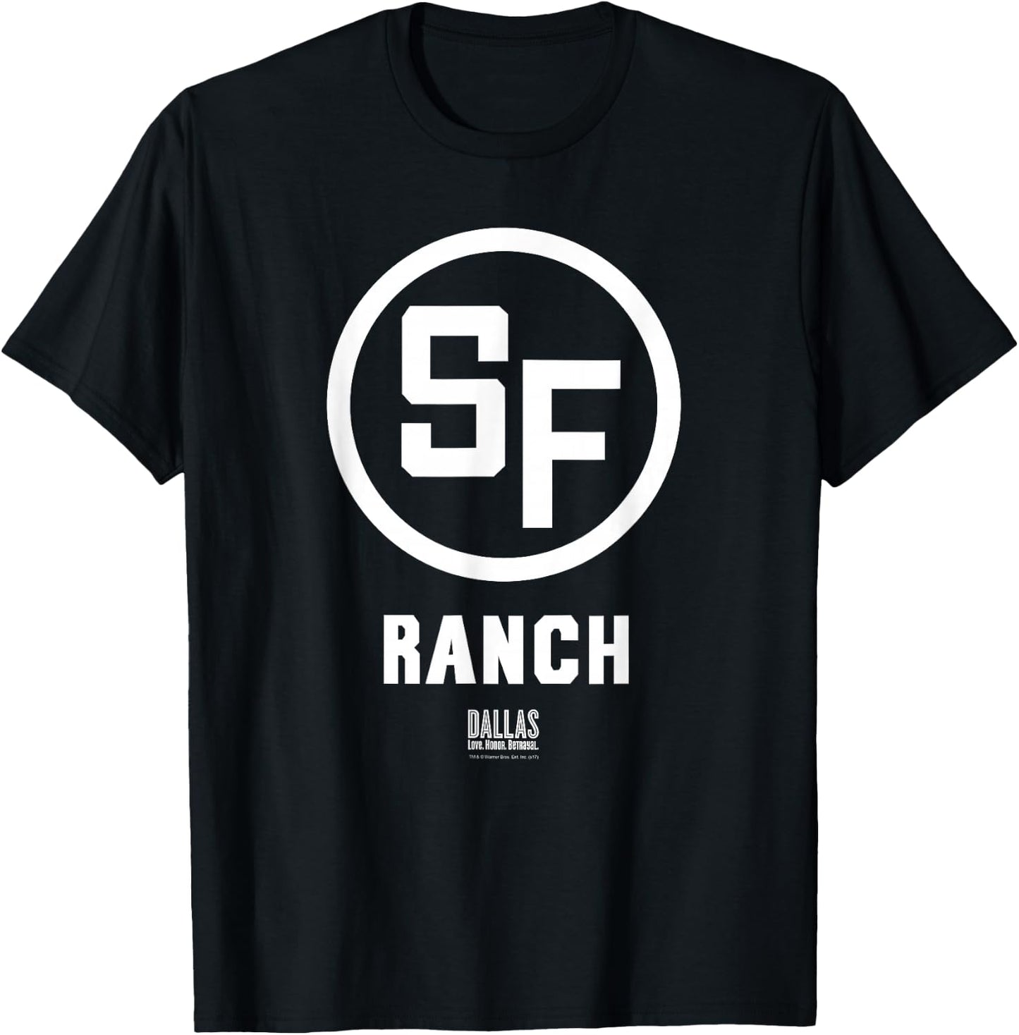 Dallas TV Series Southfork Ranch T-Shirt - T-Shirt | Black