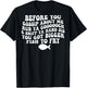 Before You Gossip About Me Rub Ya Coooooch (on back) T-Shirt - T-Shirt | Black