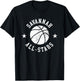 Savannah Vintage All-Stars Retro 80s Basketball T-Shirt - T-Shirt | Black