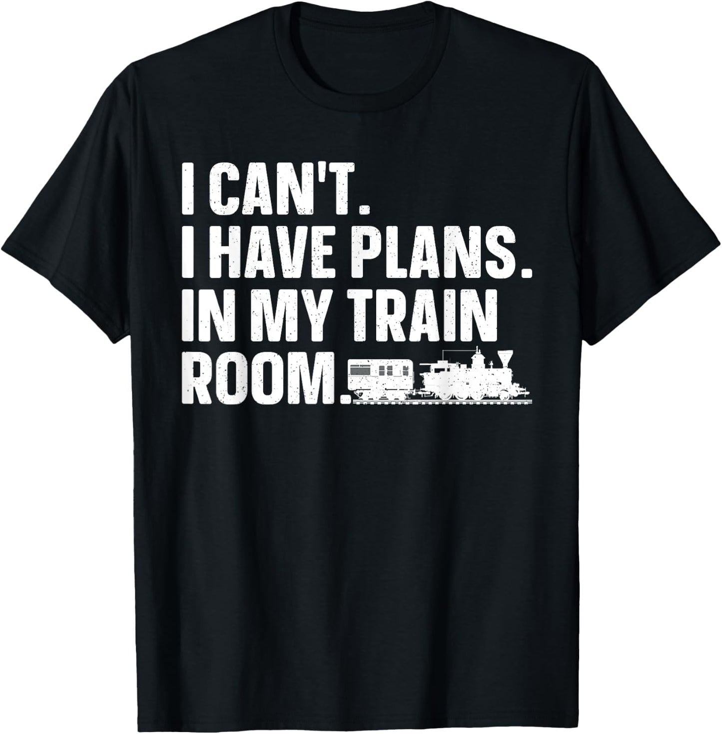 Funny Train Art Women Railroad Conductor Train Lover T-Shirt - T-Shirt | Black