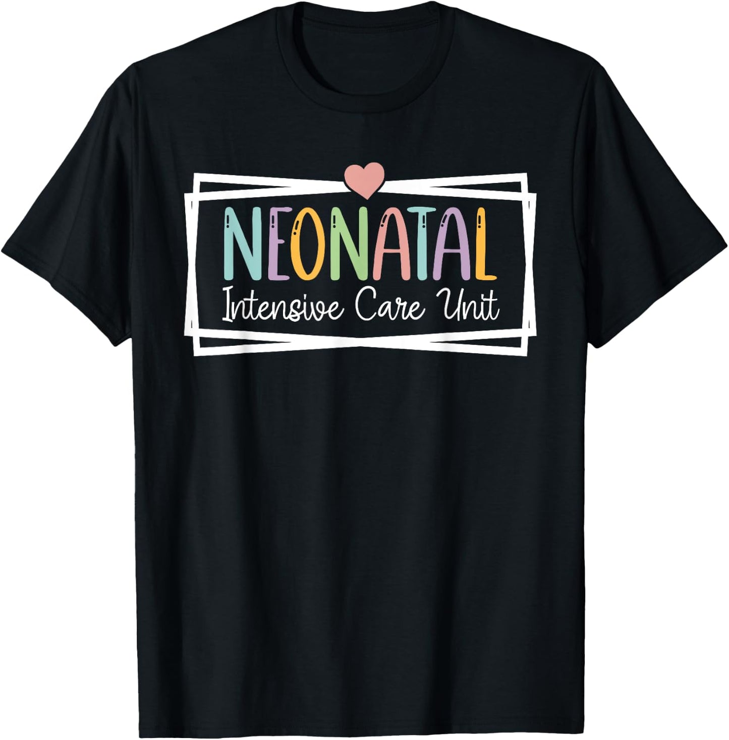 NICU Nurse Neonatal ICU Nurse Infant Care Specialist Newborn T-Shirt - T-Shirt | Black