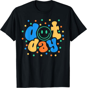 Happy Dot Day 2024 Teachers Students Kids T-Shirt - T-Shirt | Black