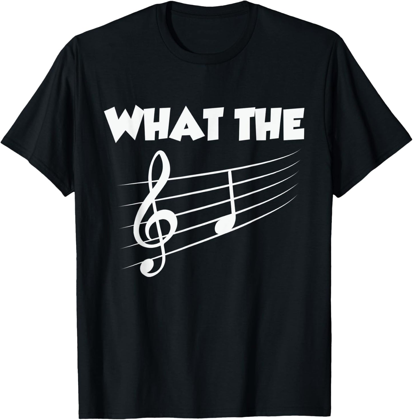 What The F Music T-Shirt - T-Shirt | Black