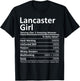 LANCASTER GIRL PA PENNSYLVANIA Funny City Home Roots Gift T-Shirt - T-Shirt | Black