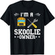 Skoolie Screw Converted School Bus Owner Skoolie Driver T-Shirt - T-Shirt | Black