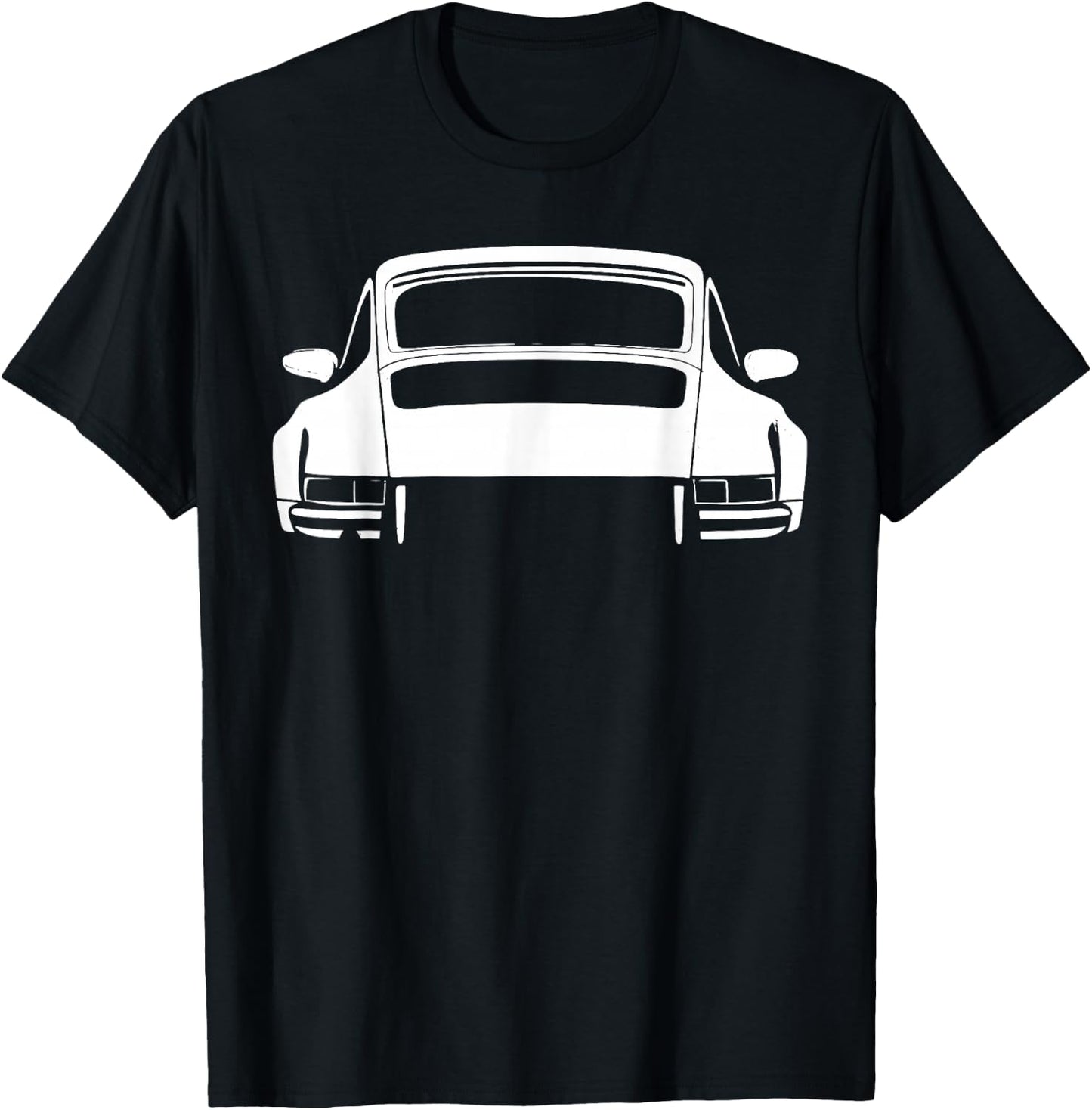 Legendary Racing Sports Car Iconic Racing Car 911 Silhouette T-Shirt - T-Shirt | Black