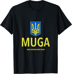 MUGA Make Ukraine Great Again T-Shirt - T-Shirt | Black