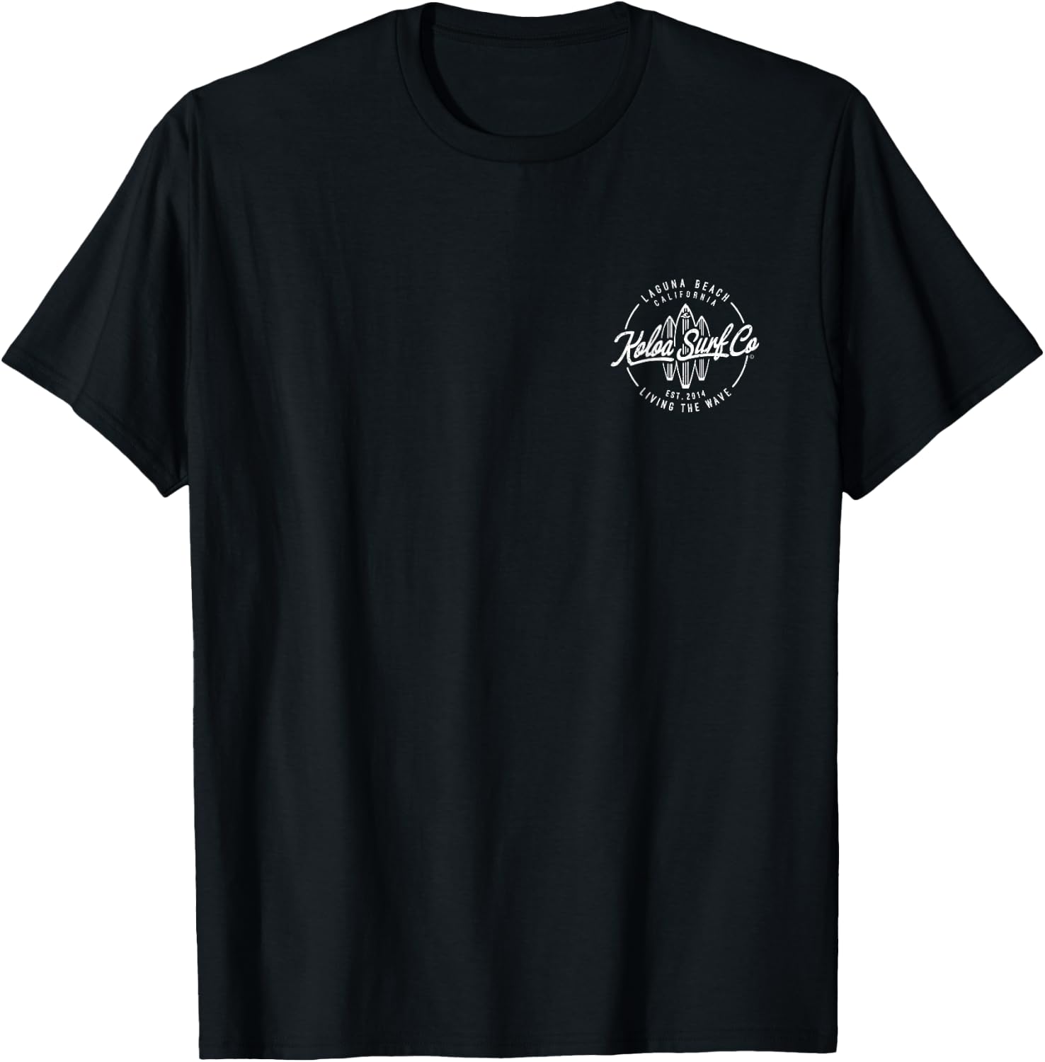 Koloa Surf Laguna Boards Logo Lightweight, Graphic T-Shirt - T-Shirt | Black