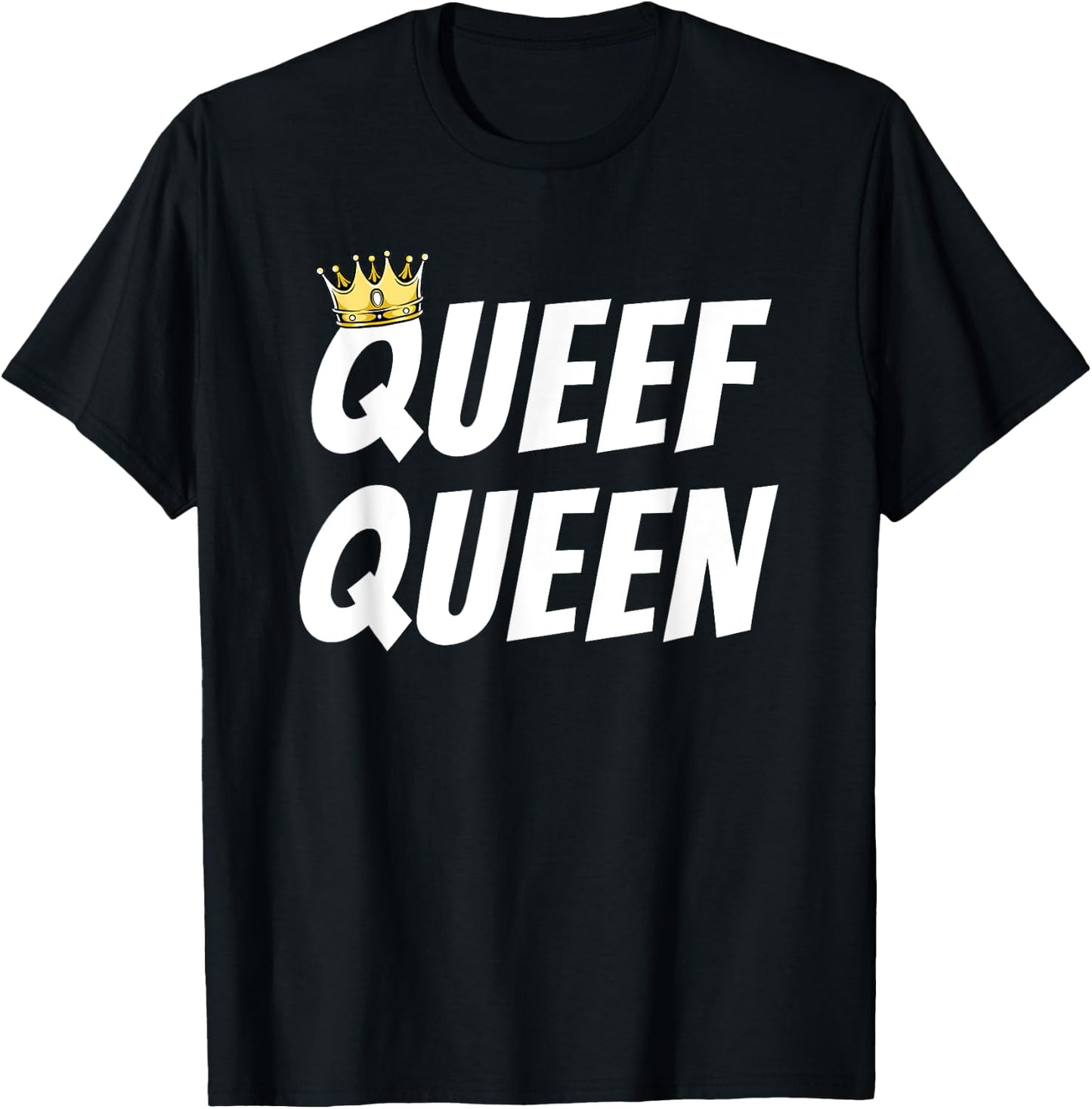 Queef Queen Love Queefing Joke Embarrassing Vacation Swap T-Shirt - T-Shirt | Black