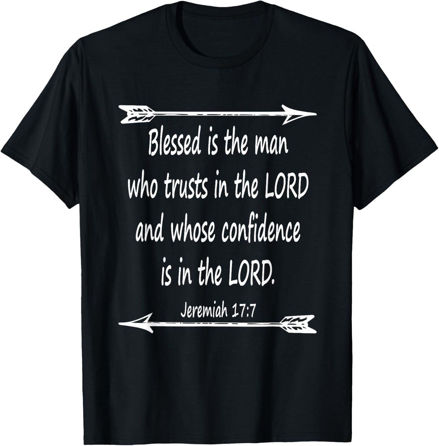 Fathers Day Bible Verse Christian Scripture T-Shirt - T-Shirt | Black