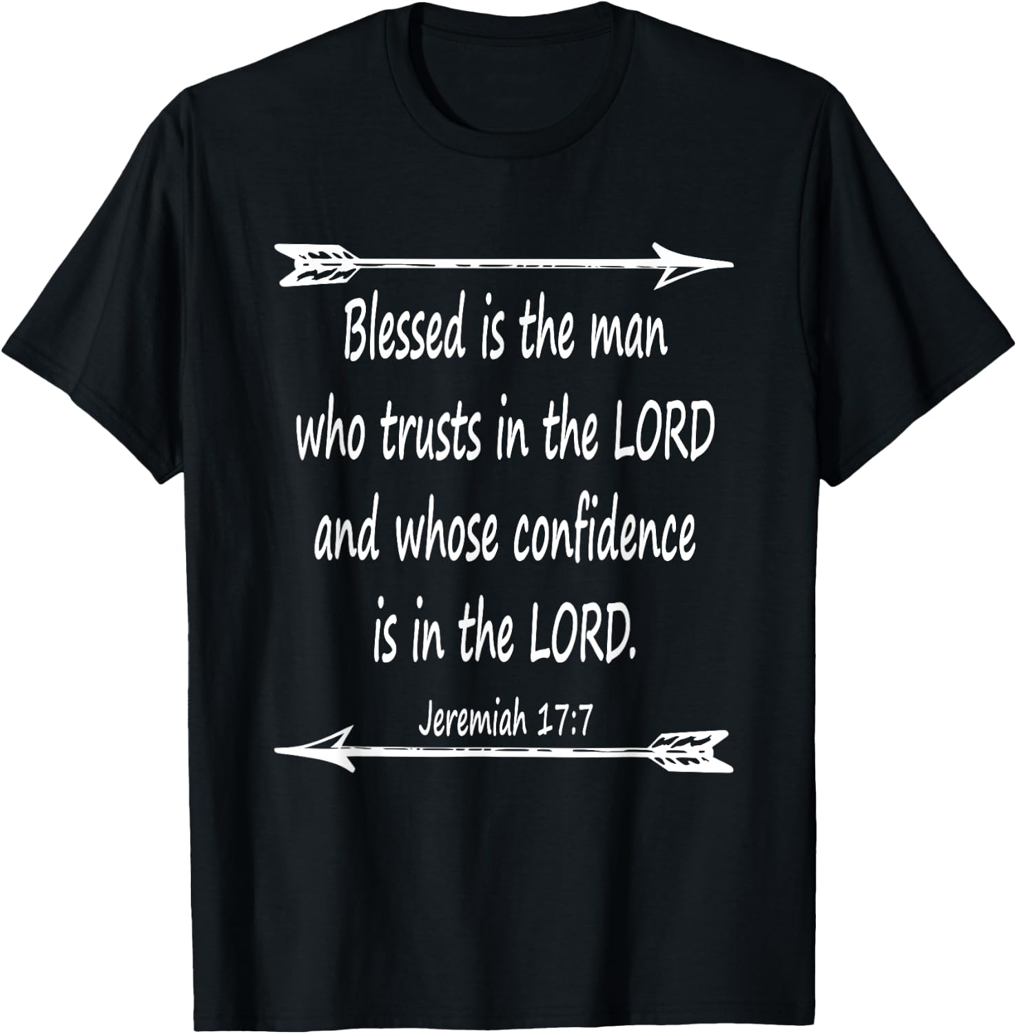 Fathers Day Bible Verse Christian Scripture T-Shirt - T-Shirt | Black