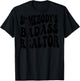 Somebody's Badass Realtor (on back) T-Shirt - T-Shirt | Black