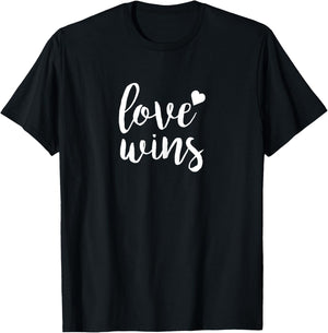 Love Wins Shirt T-Shirt - T-Shirt | Black