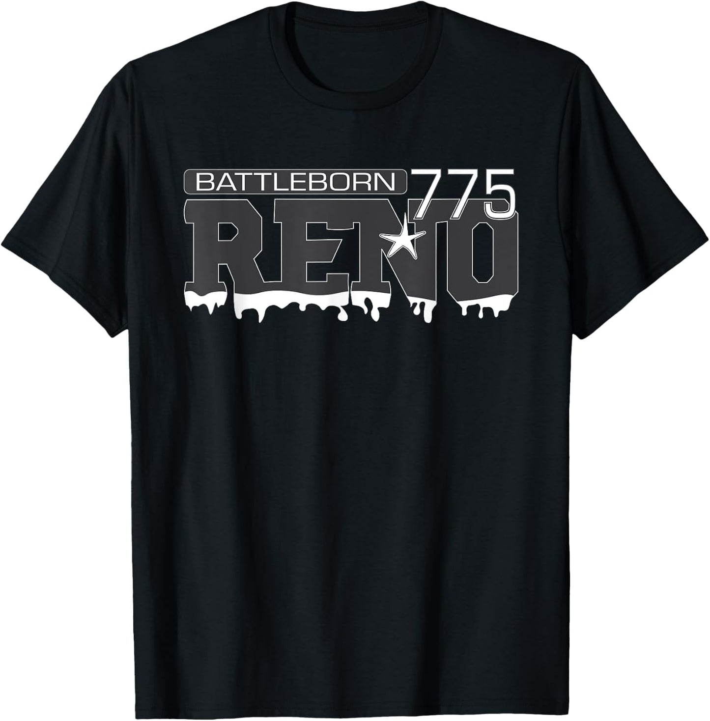 Reno Nevada Battleborn T-Shirt - T-Shirt | Black
