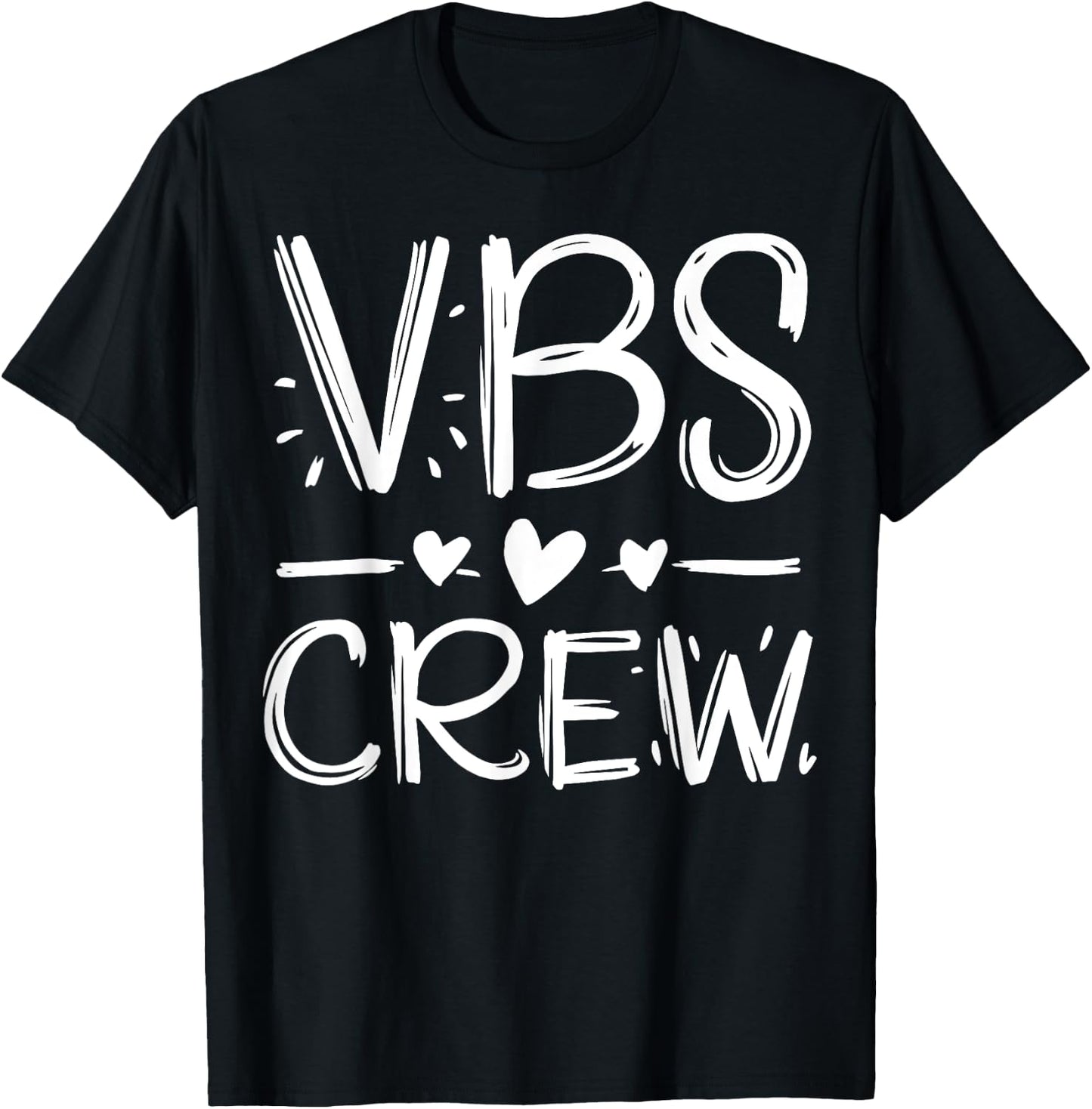 VBS Crew Faith-Based Gathering Sunday School Teacher Women Girls Kids T-Shirt - T-Shirt | Black