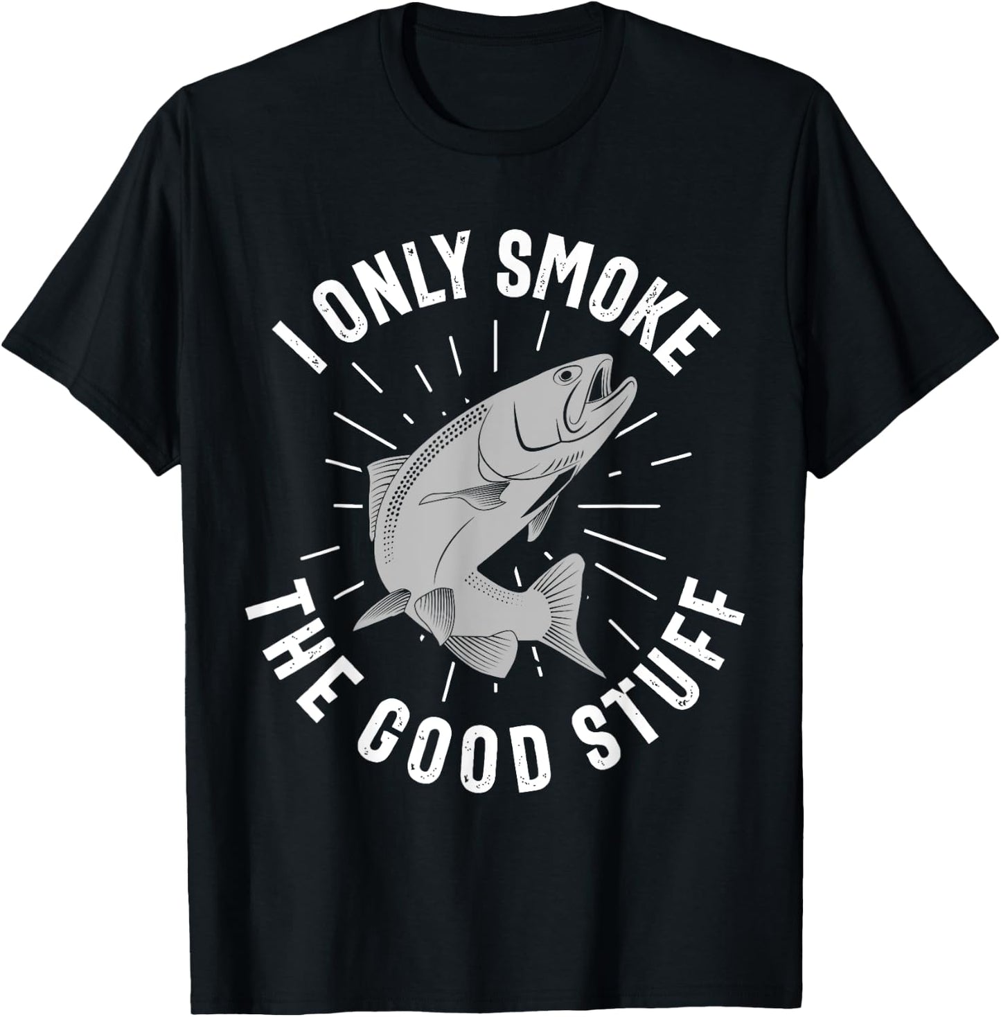 King Salmon Fishing fisherman T-Shirt - T-Shirt | Black