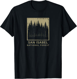 San Isabel National Forest T-Shirt - T-Shirt | Black