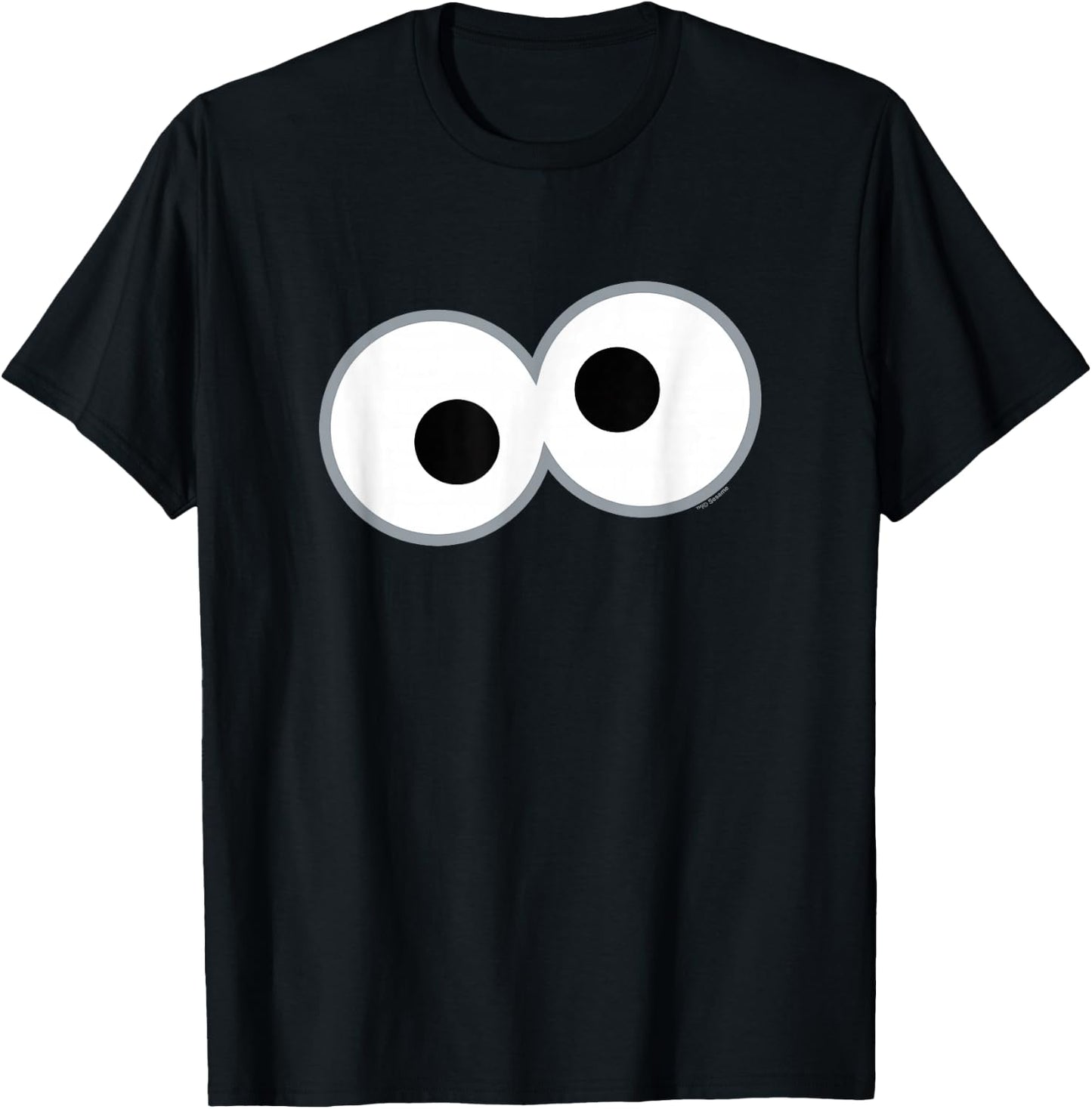 Sesame Street Cookie Monster Eyes Halloween Costume T-Shirt - T-Shirt | Black
