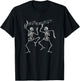 Funny Dancing Skeletons Clothing Men Women Cool Halloween T-Shirt - T-Shirt | Black