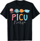 Cute Ocean Sea Summer PICU Nurse Vascular Access IV Nursing Women T-Shirt - T-Shirt | Black