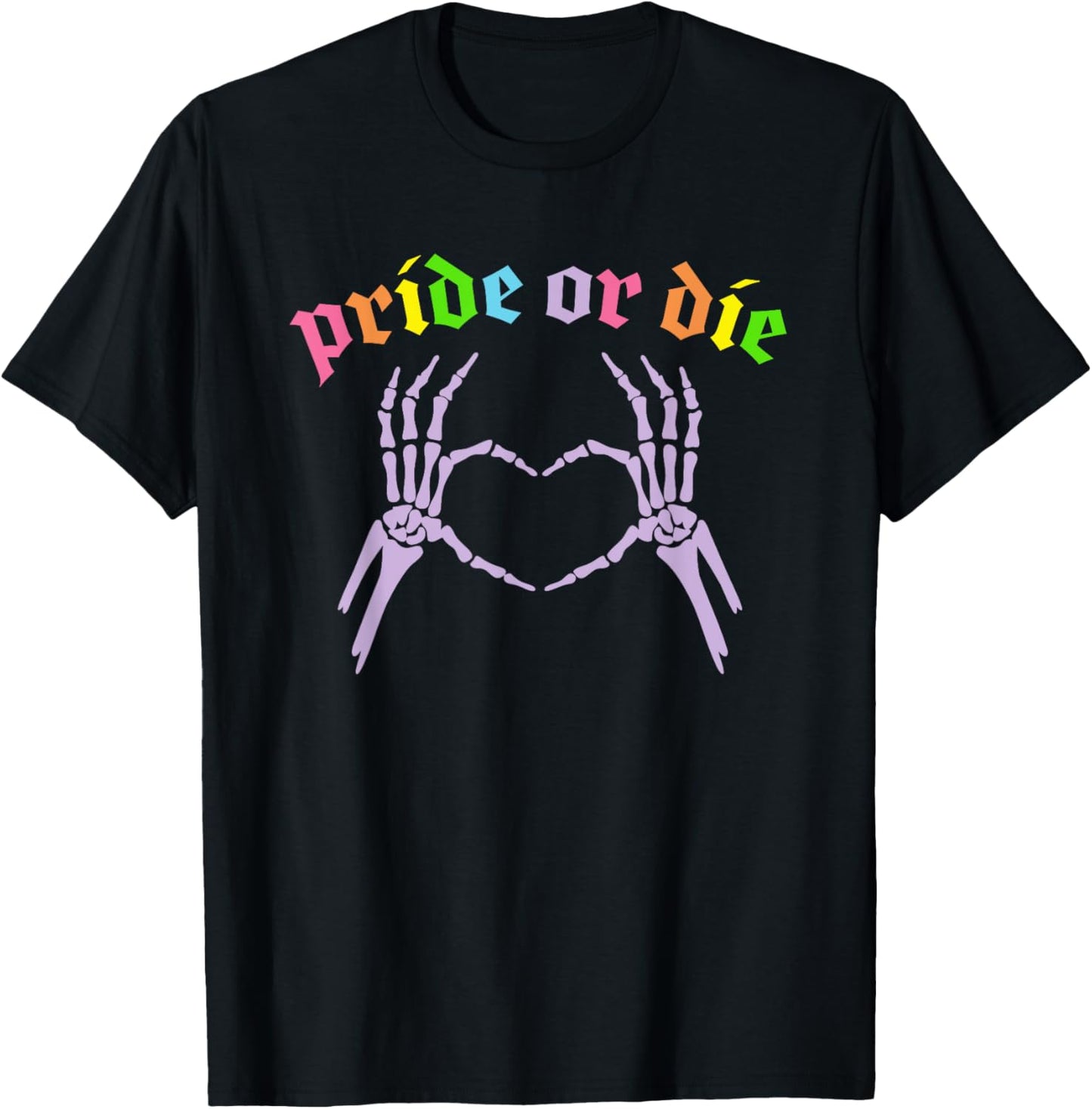 Pride Or Die Design T-Shirt - T-Shirt | Black
