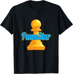 Pawn Star - Pawnstar Funny Chess Lover T-Shirt - T-Shirt | Black