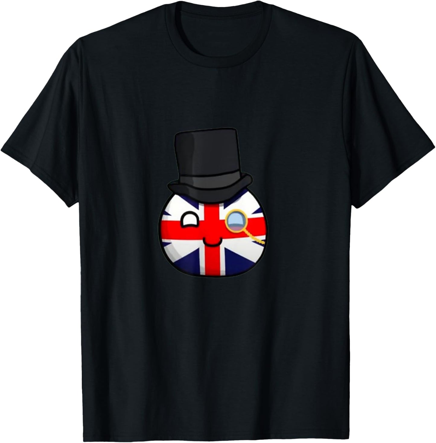 Countryballs United Kingdom T-Shirt - T-Shirt | Black