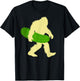 Funny Cucumber Loves Pickle Bigfoot Sasquatch Pickles Lover T-Shirt - T-Shirt | Black
