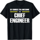 The Original Awesome Chief Engineer T-Shirt - T-Shirt | Black